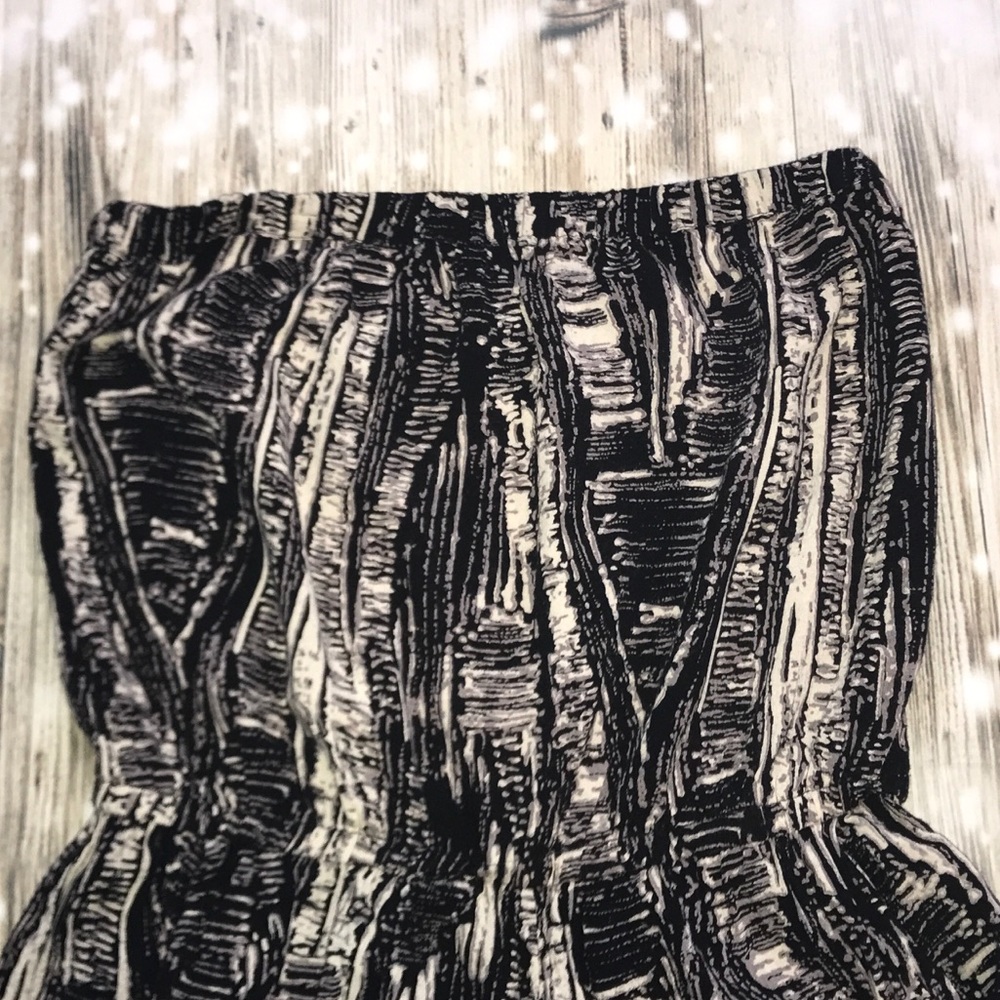 Angie black and cream jogger jumpsuit size large